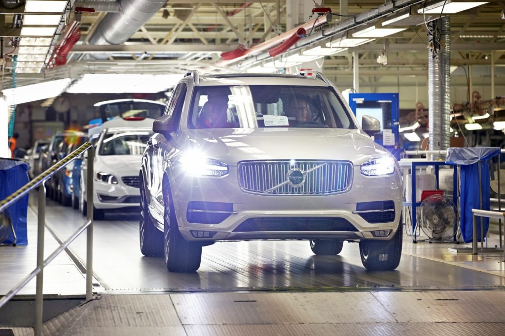 Volvo XC90 fabrica