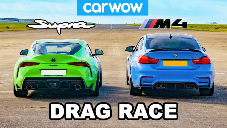 VIDEO: BMW M4 vs. Toyota Supra